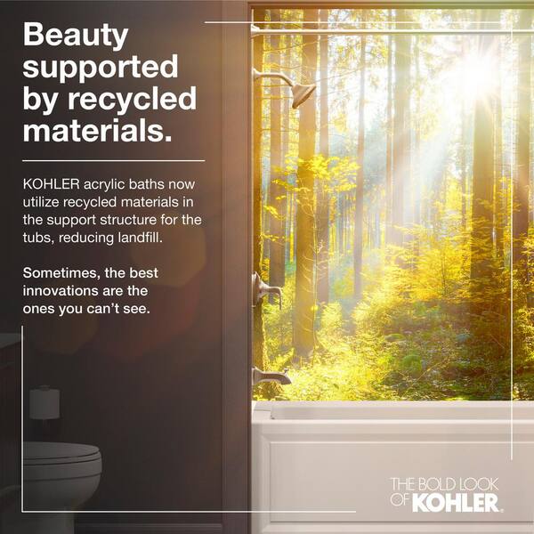 Reviews for KOHLER Sunstruck 65.5 in. x 35.5 in. Soaking