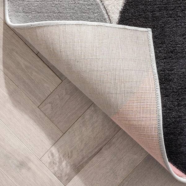 Details about   Well Woven Good Vibes Helena Blush Pink Modern Geometric Shapes 5'3" x 7'3" 3D T 
