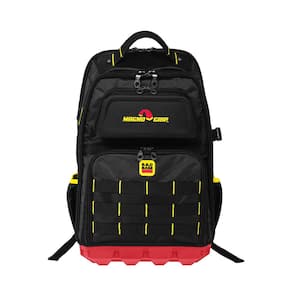 RED Base Series 13.5 in. 41-Pocket Contractor's Backpack, 7 Loops, Hardshell-Pocket and Adjustable Shoulder Straps
