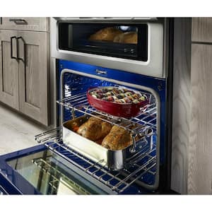 6.0 cu. ft. Double Oven Gas Range with Self-Cleaning Convection Oven in Stainless Steel