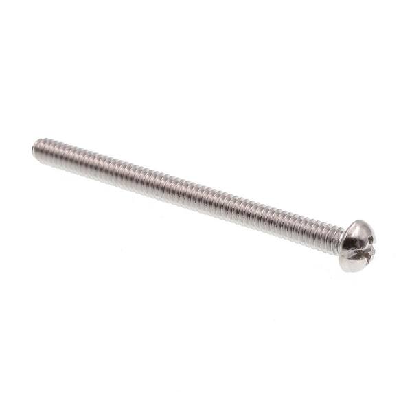 Prime-Line #10-24 x 2-1/2 in. Grade 18-8 Stainless Steel Phillips/Slotted Combination Drive Round Head Machine Screws (20-Pack)
