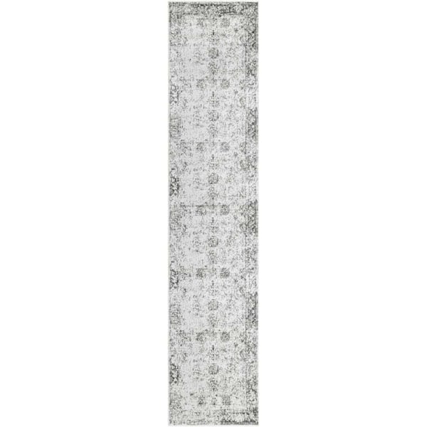 Unique Loom Sofia Casino Gray 2 ft. 7 in. x 12 ft. Area Rug