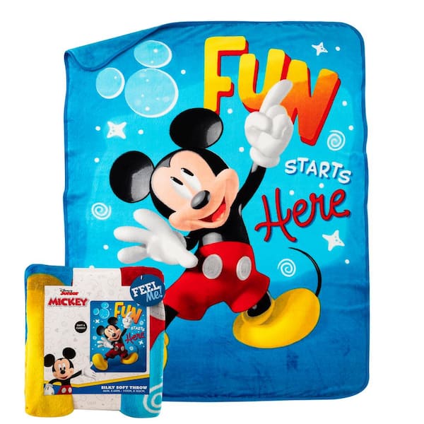 Mickey mouse throw blanket hot sale