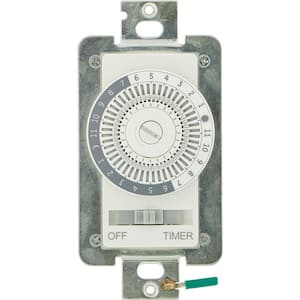 15 Amp 24-Hour Indoor In-Wall Mechanical Timer Switch