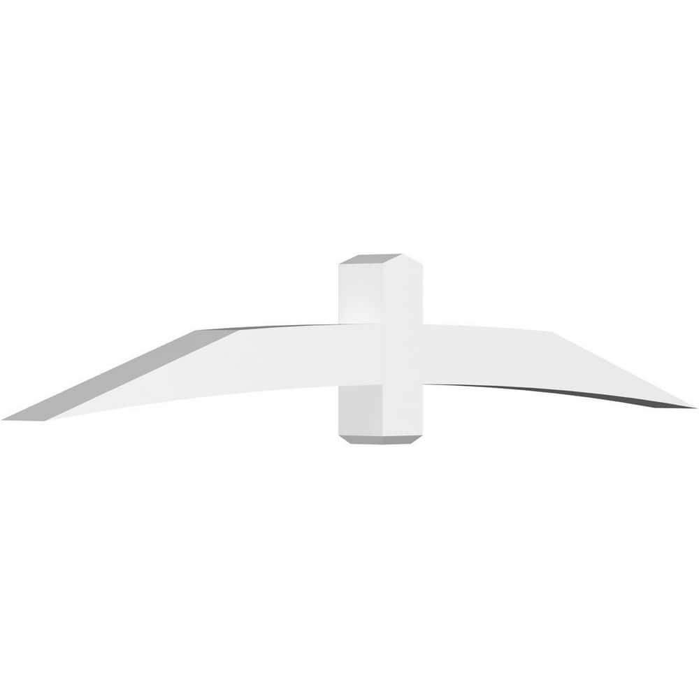 96 in. W x 16 in. H x 6 in. D x 6 in. F, 4/12 Pitch, Bellingham Signature Urethane Gable Bracket, Primed Tan price history on PriceWatchPro