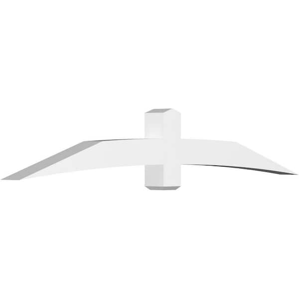 Ekena Millwork Bellingham 96 in. W x 16 in. H x 6 in. D Signature Polyurethane Bracket