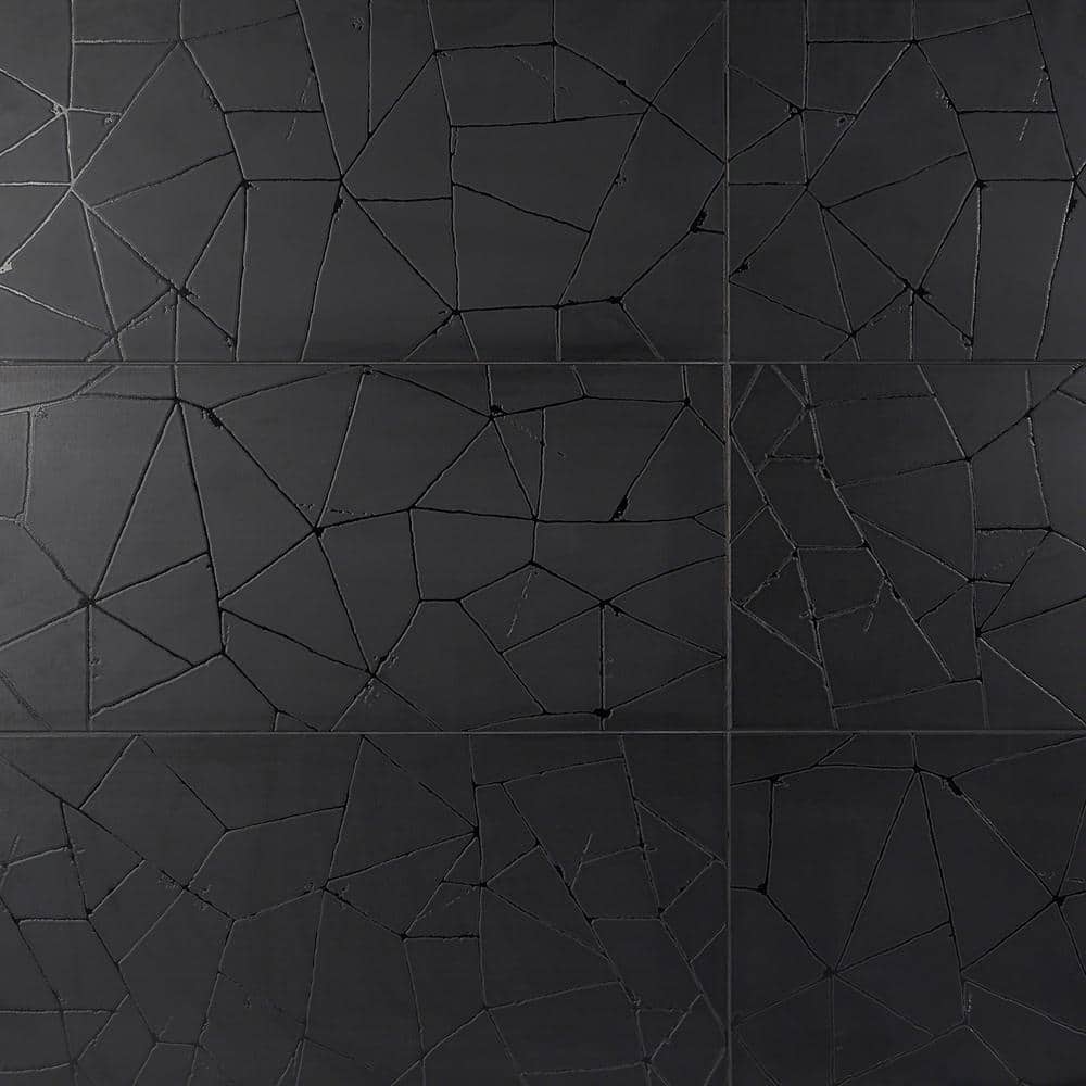 Smith Black 4 in. x 0.39 in. Matte Porcelain Floor and Wall Tile Sample price history on PriceWatchPro
