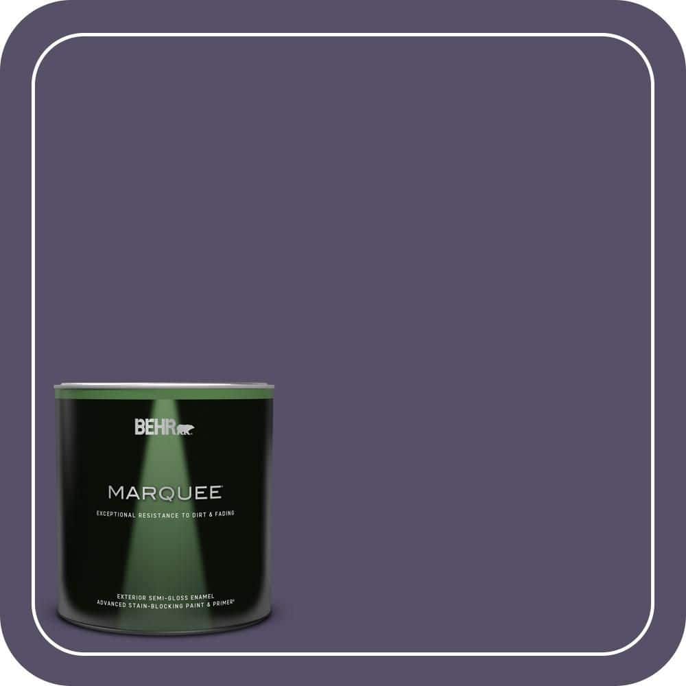 1 qt. #650F-7 Violet Eclipse Semi-Gloss Enamel Exterior Paint & Primer price history on PriceWatchPro