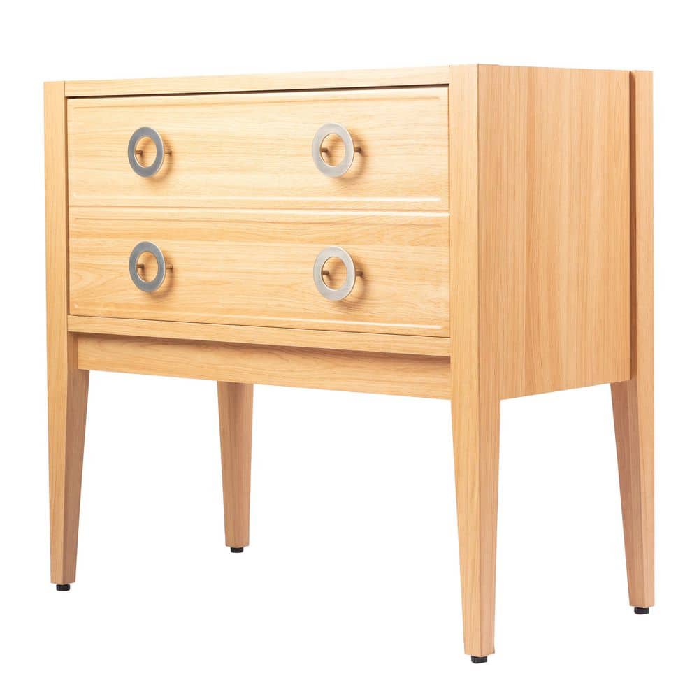Corbin 35.2 in. Modern Classic 1-Drawer Bath Vanity Cabinet without Top in Oak price history on PriceWatchPro