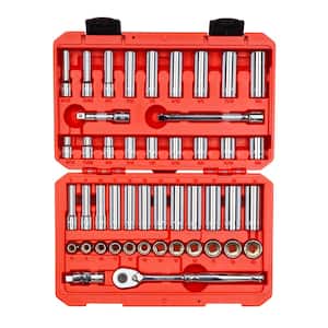 3/8 in. Drive 12-Point Socket and Ratchet Set (47-Piece)