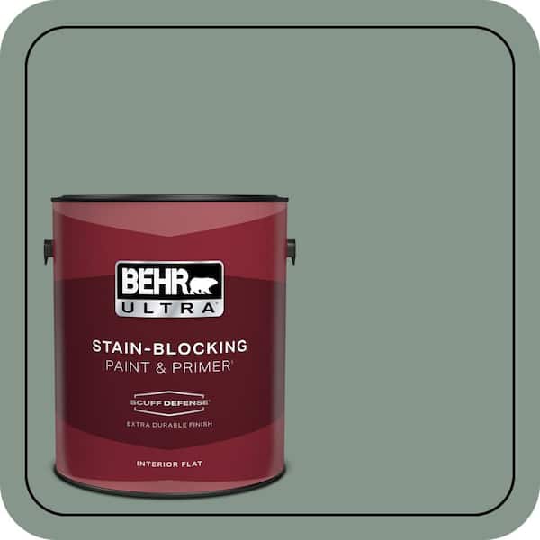 BEHR ULTRA 1 gal. #N420-4 Underground Gardens Extra Durable Flat Interior Paint & Primer