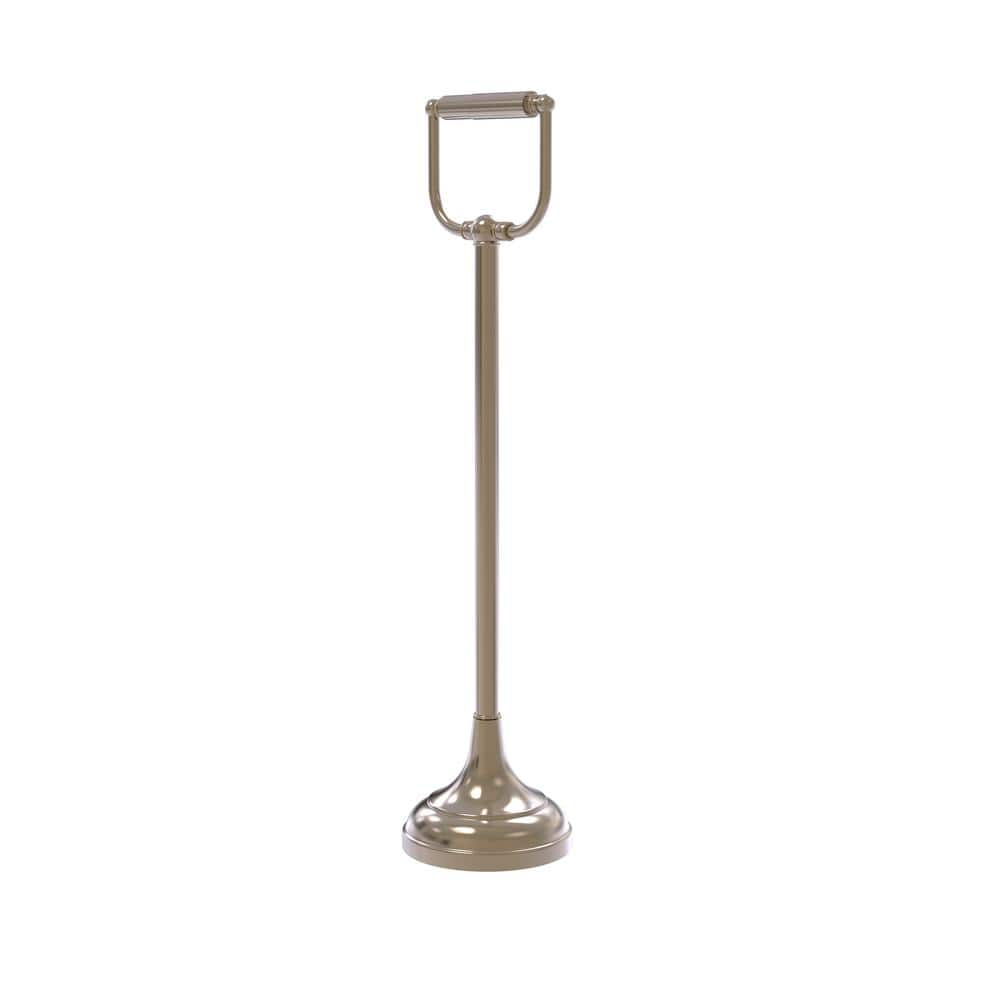 Allied Brass Free Standing Toilet Paper Holder in Antique Pewter