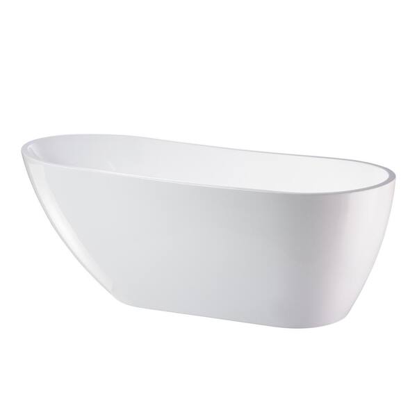 Vanity Art Cora 67 x 32 Freestanding Acrylic Bathtub & Reviews