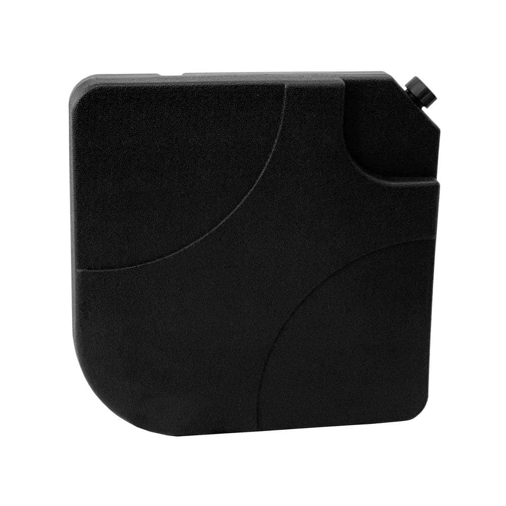 Black Plastic Fillable Parasol Base for Outdoor Umbrellas