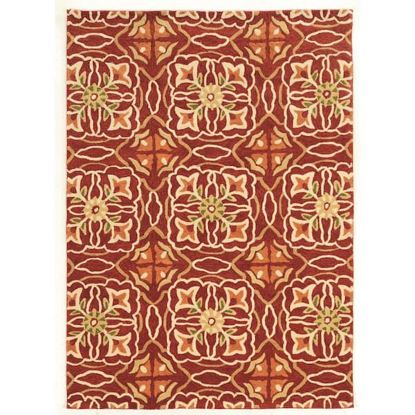 Legion Inca Ivory/Grey 5 ft. x 7 ft. Area Rug
