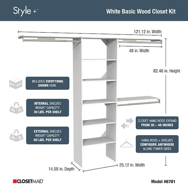 Quickly Install Closet Rods - Hammer and Handsaw