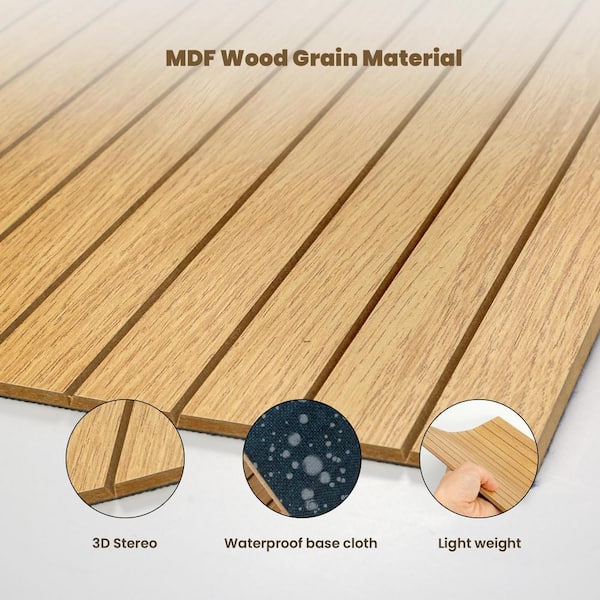 Afoxsos Soundproof 1/4 in. T 11.8 in. W x 0 ft. L Shiplap Afoxsos Soundproof 1/4 in. T 11.8 in. W x 0 ft. L Shiplap