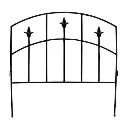 Metal Garden Fencing Center The Home Depot Metal Garden Fencing Center, Decorative Metal Garden Fencing Home Depot