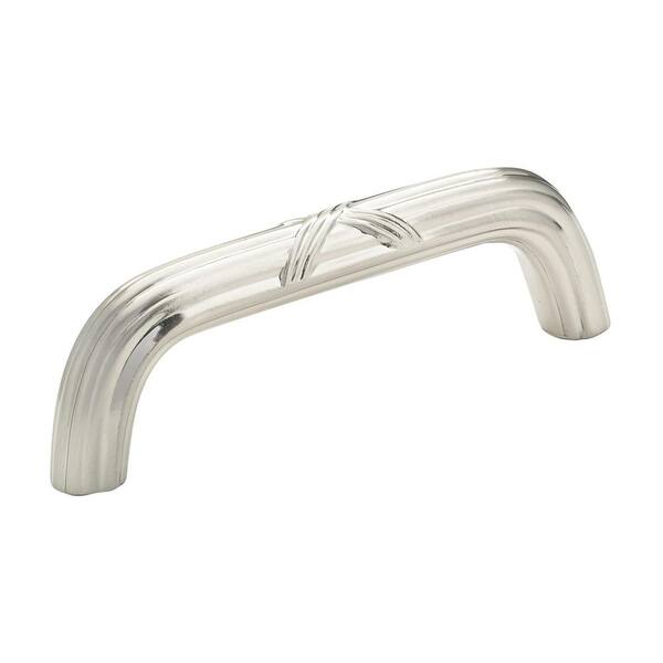 Richelieu Hardware 3 in. (76 mm) Center-to-Center Brushed Nickel Traditional Drawer Pull