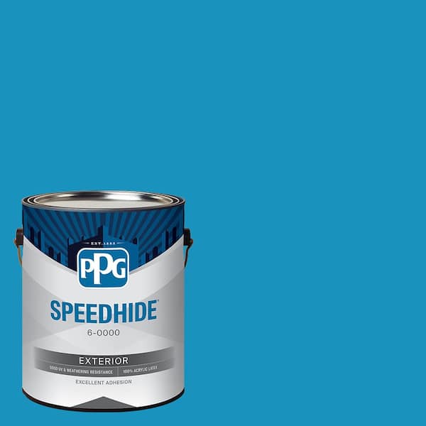 SPEEDHIDE 1 gal. PPG1237-6 Bellflower Flat Exterior Paint