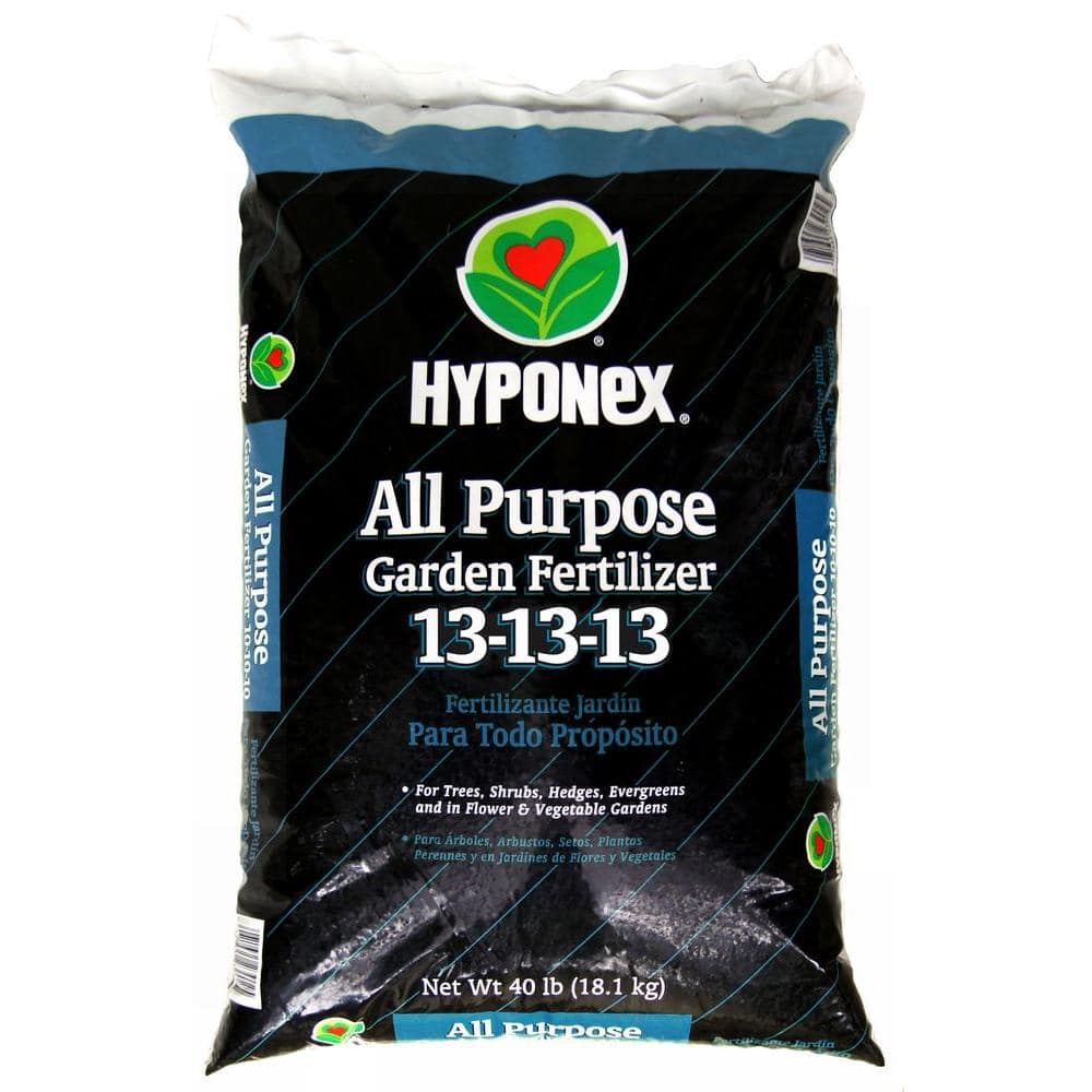 Hyponex 13 13 13 40 Lb All Purpose Fertilizer 522962 The Home Depot