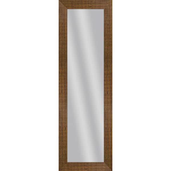 PTM Images Large Rectangle Natural Wood Art Deco Mirror (53.5 in. H x 17.5 in. W)
