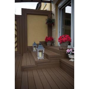 UltraShield Naturale Columbus 1 in. x 6 in. x 8 ft. Brazilian Ipe Hybrid Composite Decking Board