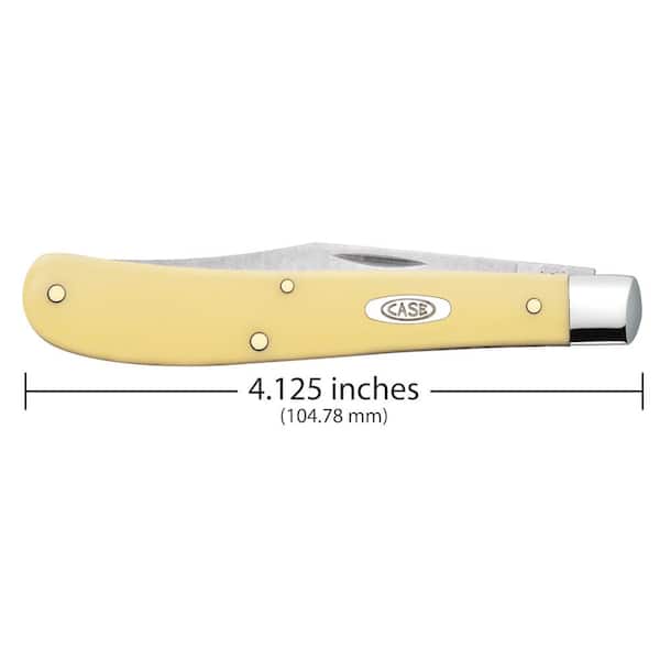 W. R. Case & Sons Cutlery Co Smooth Yellow Synthetic CS Slimline