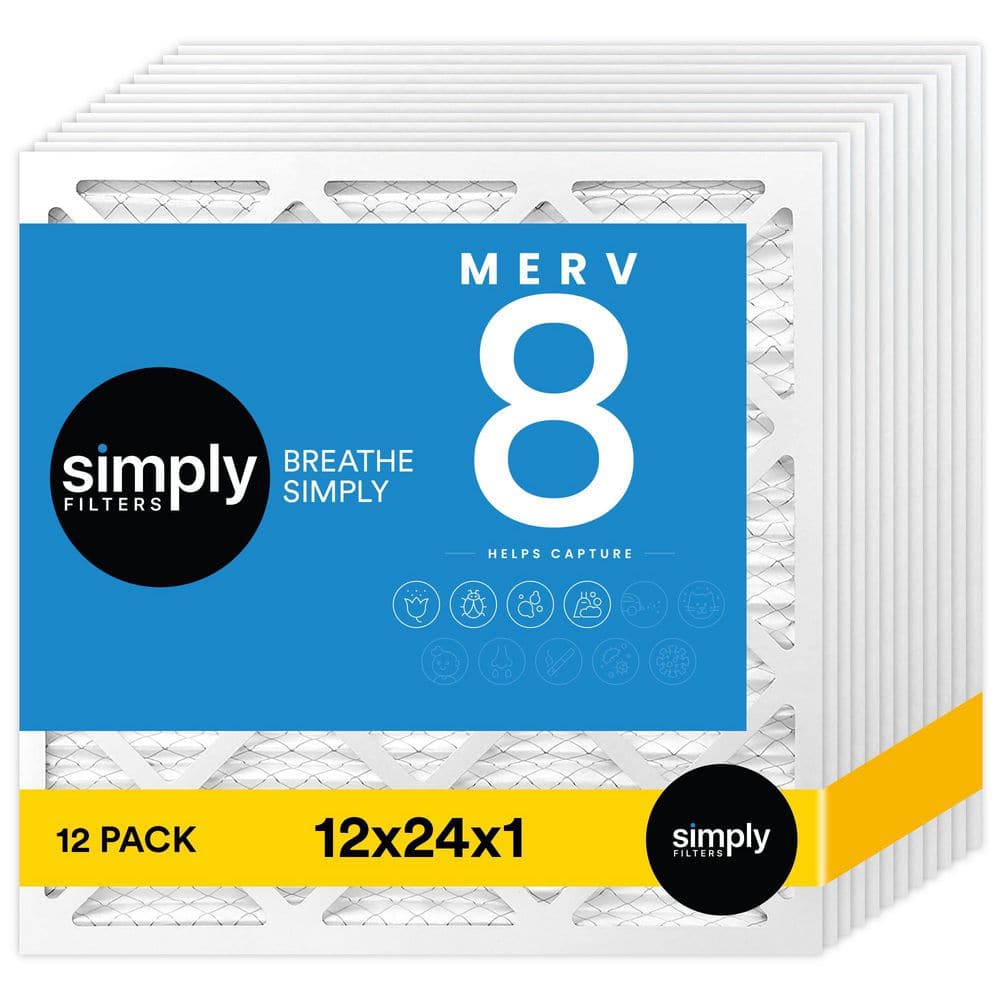 12 in. x 24 in. x 1 in. MERV 8 FPR 5 Pleated Furnace Air Filter (12-Pack) price history on PriceWatchPro
