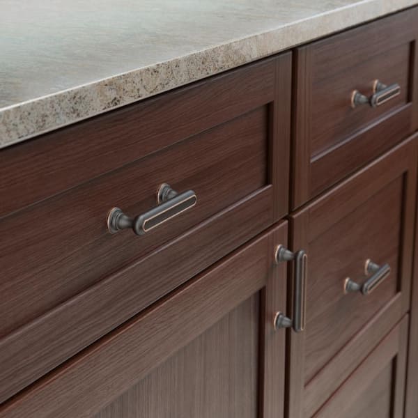 Porter 3 in. (76 mm) Oil Rubbed Bronze Cabinet Drawer Pull