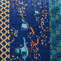 Royal Empire Blue Cotton Reversible Throw Blanket