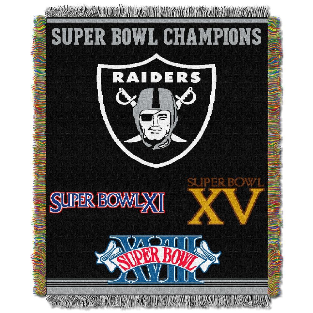 Raiders Multi-Color Tapestry Commemorative Series