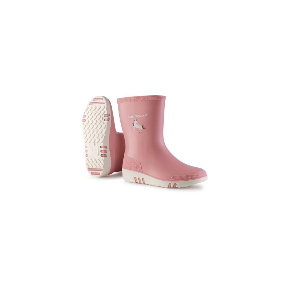 Kid's and Toddler's-Mini-Size 6-Light Pink/White-Rain Boots price history on PriceWatchPro