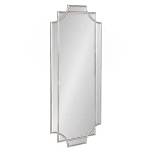 Minuette 42 in. x 16 in. Classic Rectangle Framed Silver Wall Mirror
