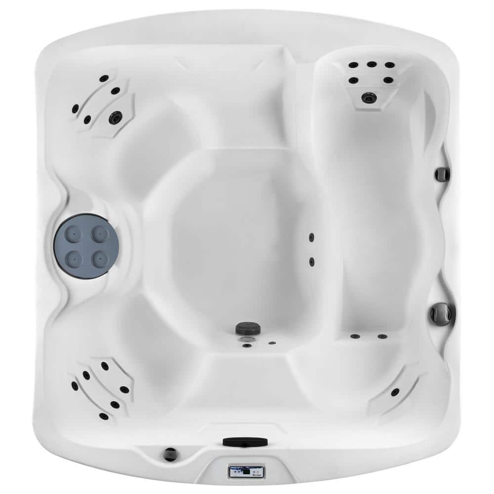 Lifesmart Arctic White 5-Person 23-Jet Spa with LED Light