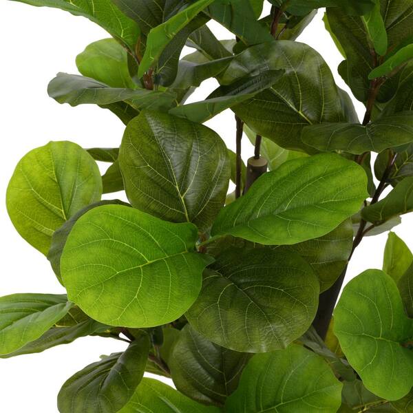 Afoxsos 51 in. Artificial Fiddle Leaf Fig Tree in Pot Palm