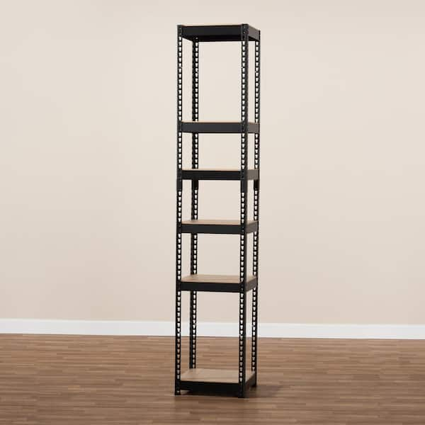 Baxton Studio Gavin Modern and Contemporary Black Metal 10-Shelf Closet  Storage Racking Organizer