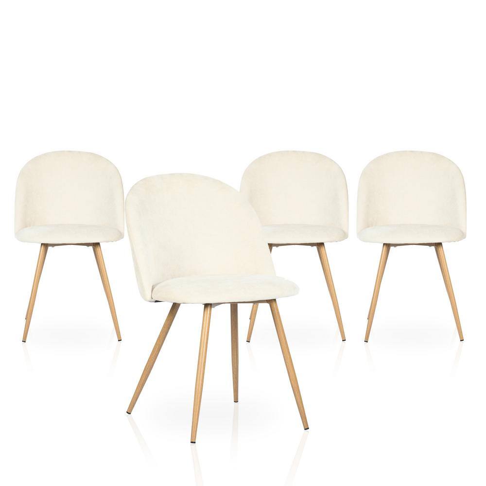 StyleWell Colsted Biscuit Beige Fabric Upholstered Side Dining Chairs