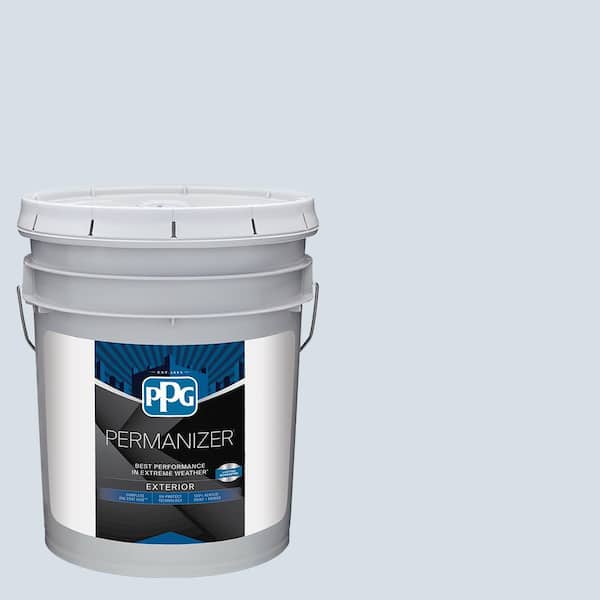 PERMANIZER 5 gal. PPG1162-1 Harbor Light Flat Exterior Paint
