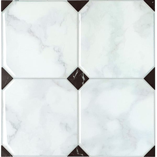 Betera Blanco Multicolor 7.75 in. x 7.75 in. Vinyl Peel and Stick Tile (1.59 sq. ft./4 pack)