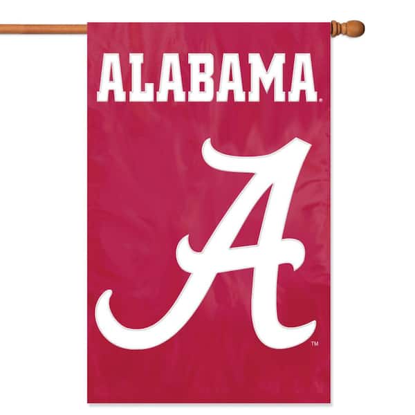 Party Animal Alabama Crimson Tide Applique Banner Flag