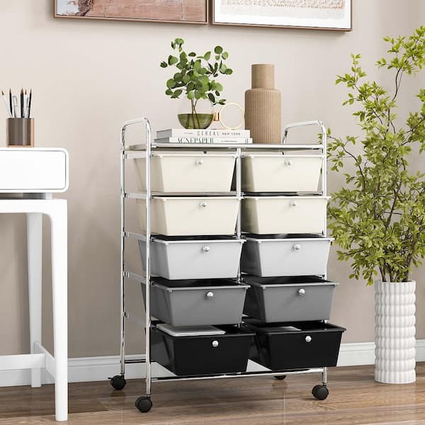 Grey Rolling Cart popular