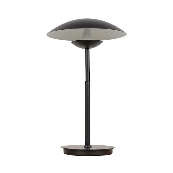 Vonn Lighting Rimini 19 5 In Black Indoor Integrated Led Table Lamp With 4 Way Touch Sensor For 3 Step Brightness Capability Vat6261bl The Home Depot Black Indoor Integrated Led Table Lamp, 3 Way Touch Sensor Table Lamp