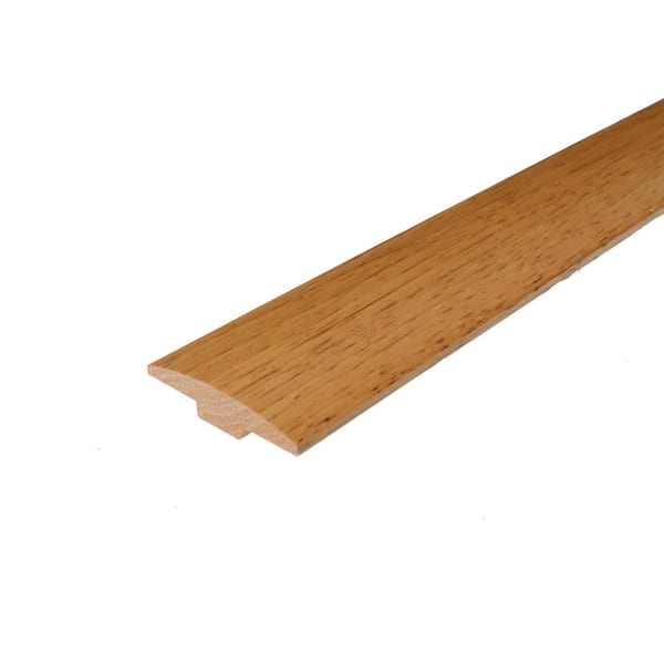 ROPPE Crest 0.28 in. Thick x 2 in. Wide x 78 in. Length Wood T-Mold Hardwood Triming