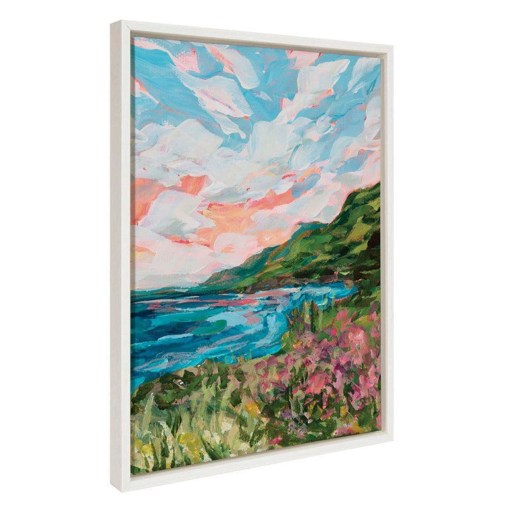 "Sylvie ""Virgin Islands"" by Emily Kenney White Framed Art Print 18 in. x 24 in." price history on PriceWatchPro