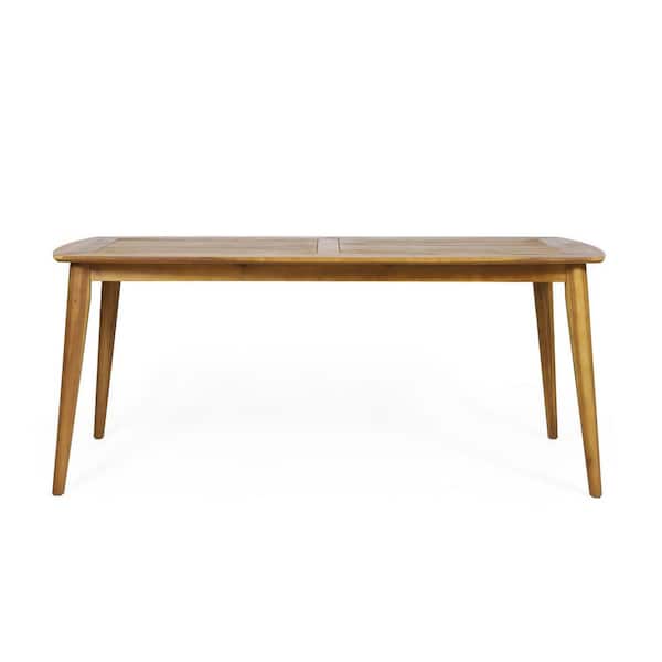 Anky Teak Rectangle Wood 29.25 in. H Outdoor Dining Table