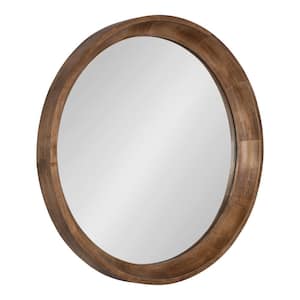 Medium Round Natural Classic Mirror (22 in. H x 22 in. W)