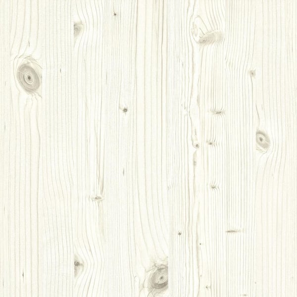 Advantage Uinta White Wooden Planks Paper Strippable Roll (Covers 56.4 sq. ft.)
