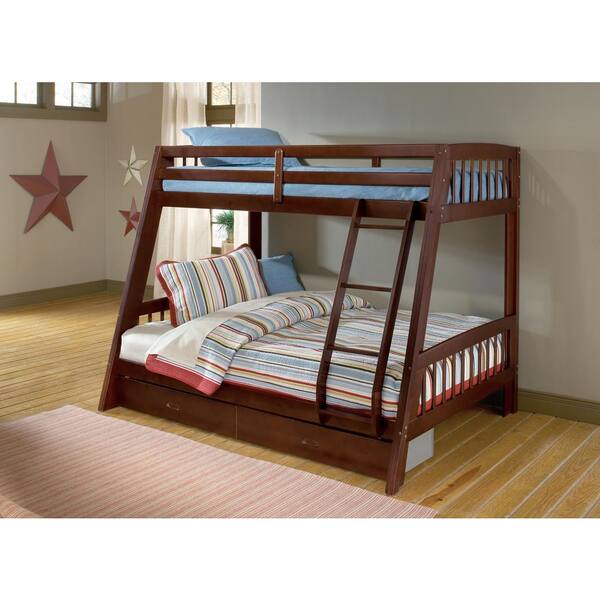 Hillsdale Furniture Rockdale Twin Over Full Kids Bunk Bed