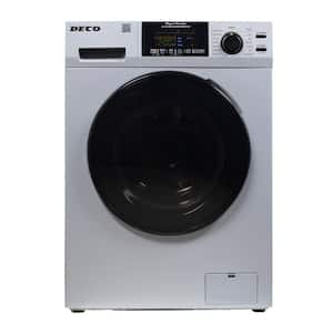 1.62 cu. ft. All-in-One Washer Dryer Combo Ventless/Vented Pet Cycle 110-Volt in Silver
